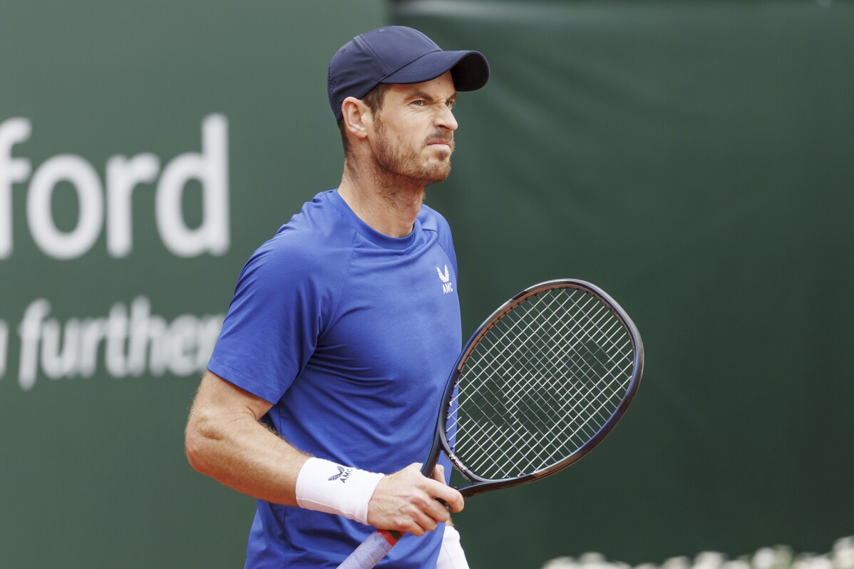 Com Djokovic aguardando o vencedor, Murray fica atrás de Hanfmann no Geneva Open atingido pela chuva